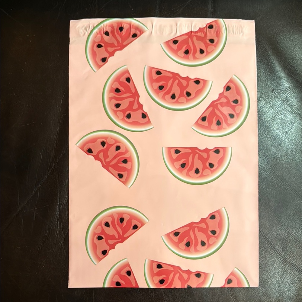 Watermelon Print poly Bags set of 50